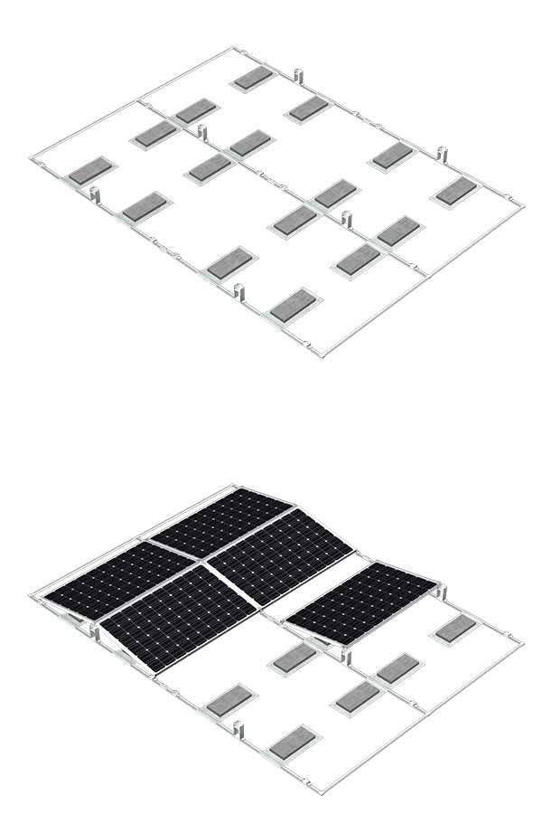 ballast system solar panels