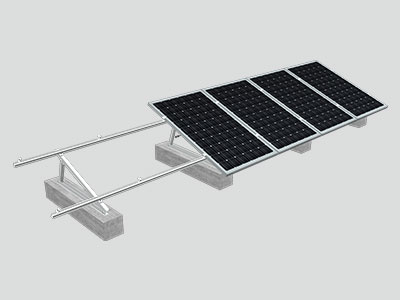 Flat Roof Adjustable Tilt Solar Mounting System