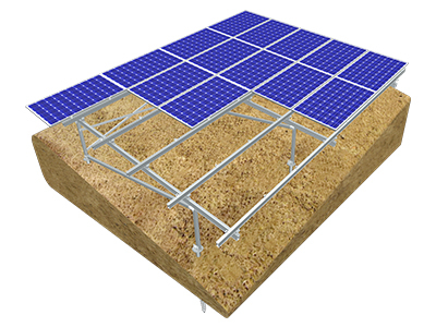 Slope Ground Solar Panel Mounting System