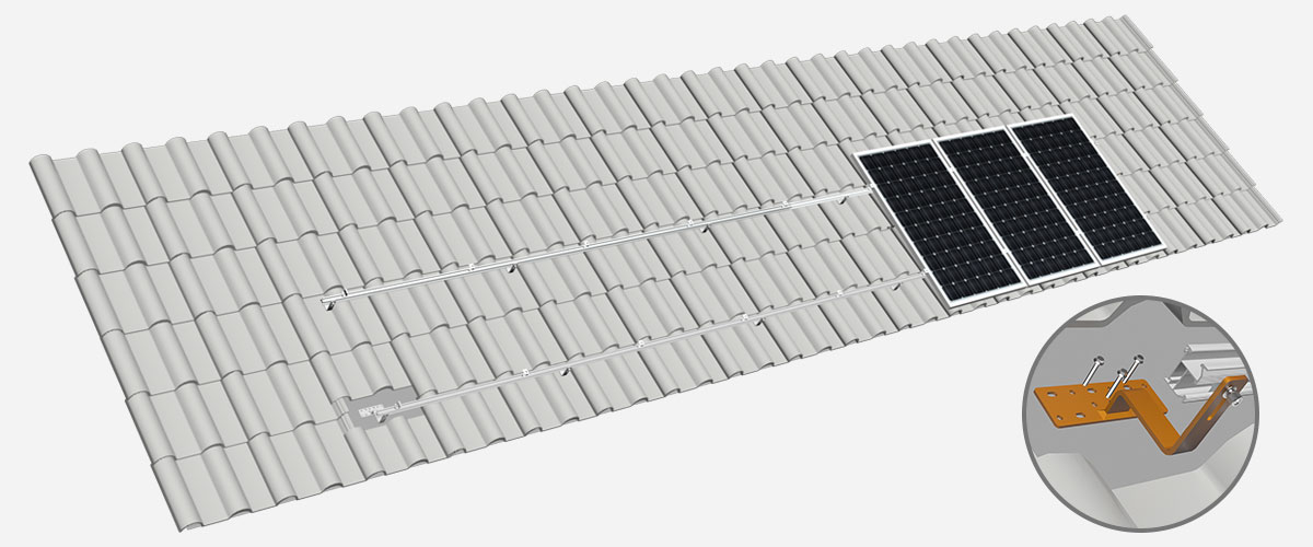 solar panel roof rails
