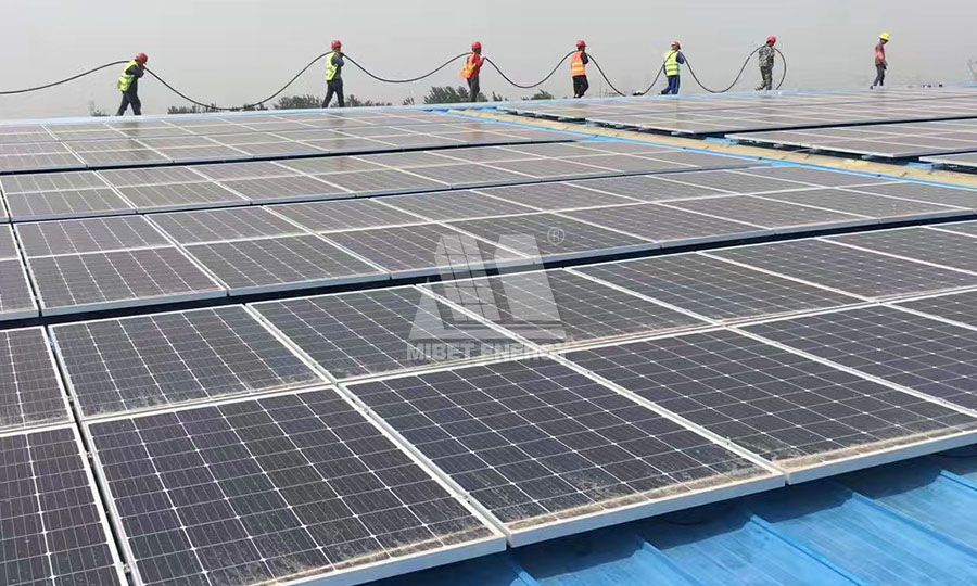 flat roof solar
