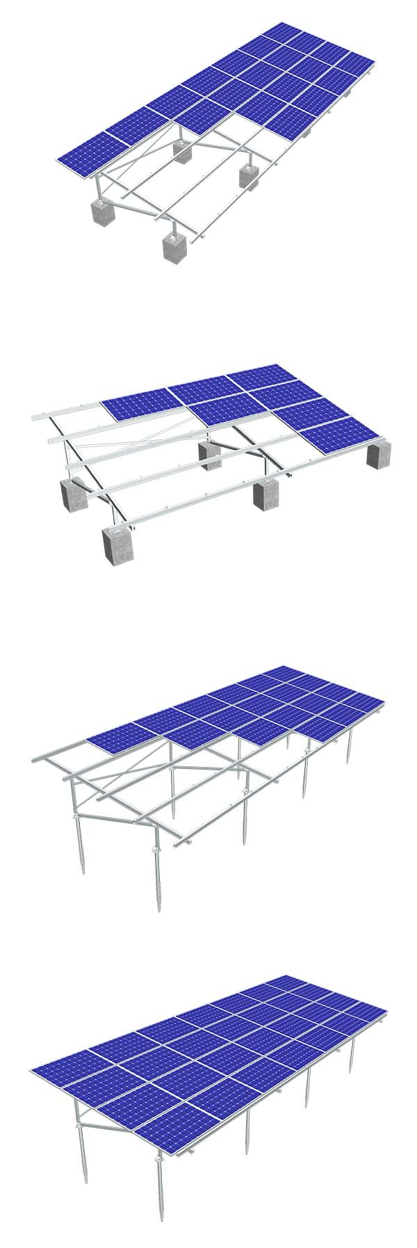 solar panel pole mount design