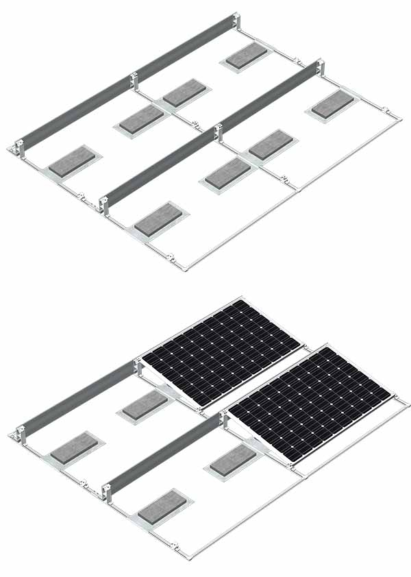ballasted solar racking systems