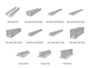 Mini-Rail Kit for Metal Roof PV Projects