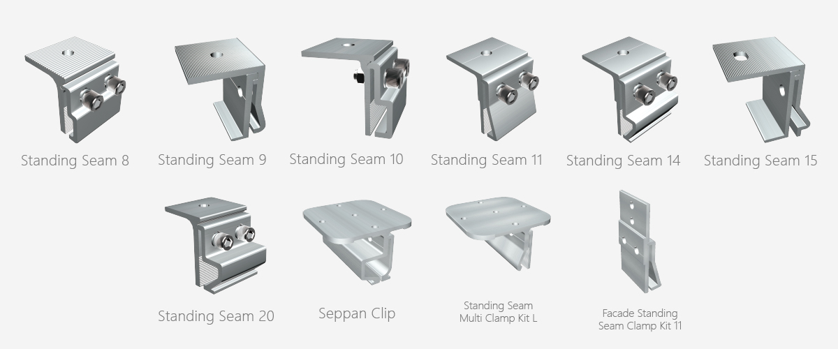 Standing Seam Metal Clamps