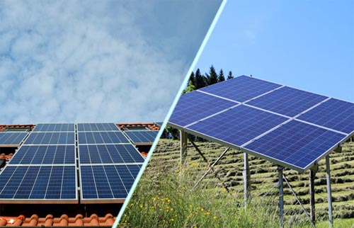 5 Minutes to know roof solar and ground solar