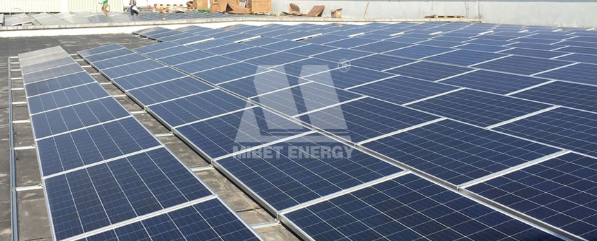 Drilling Free Solar Mounting System for Flat Roof