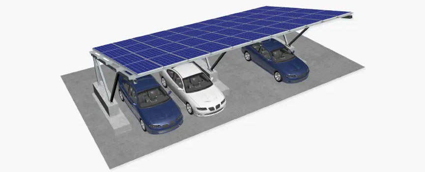 mibet Waterproof Solar Carport Mounting Structure