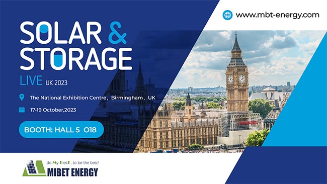 Mibet invites you to attend the Solar & Storage Live UK expo