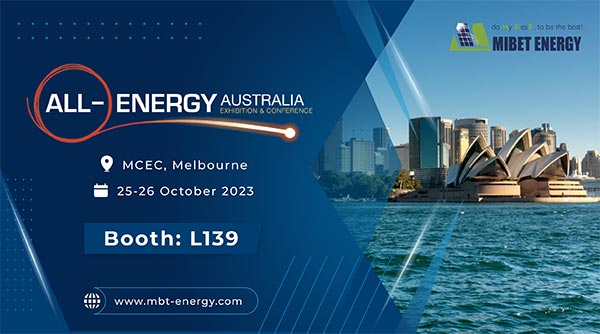 Mibet Cordially Invites You to the All-Energy Australia 2023 Exhibition