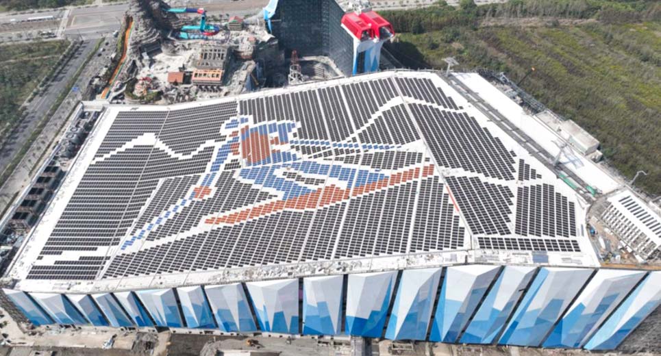 Completion of Rooftop PV Project at Yaoxue and Ice World