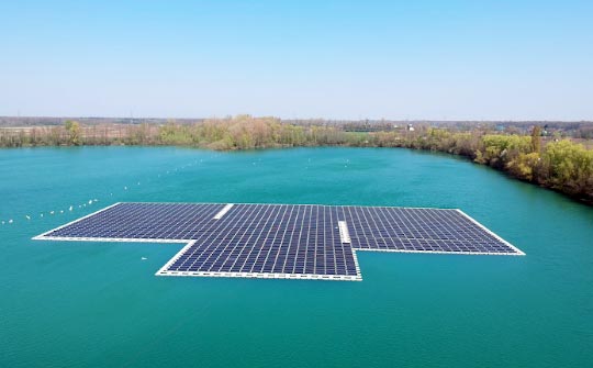 Baden-Wurttemberg, Germany - Floating Solar Array