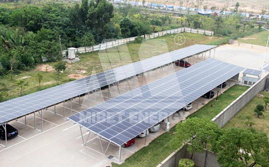 Mibet Solar Carport Project in Xiamen, China